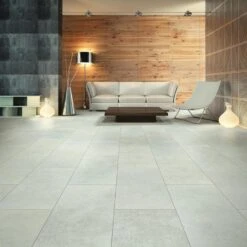 Shaw 8-Piece 12-in X 24-in Siltstone Interlocking Vinyl Tile -Valpar Bathroom Shop 190402057099 14855315 1800x1800