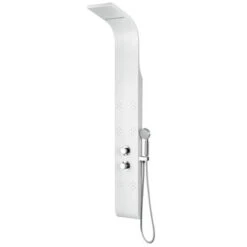ANZZI Swan White 6-Spray Shower Panel System (Valve Included) -Valpar Bathroom Shop 191042003521xl 1800x1800
