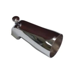 EZ-FLO Brushed Nickel Bathtub Spout With Diverter
