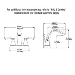 Edgewood 4 In. Centerset 2-Handle High-Arc Bathroom Faucet In Brushed Nickel -Valpar Bathroom Shop 1996bac8daa8914d3a66649dbb493b82 1800x1800
