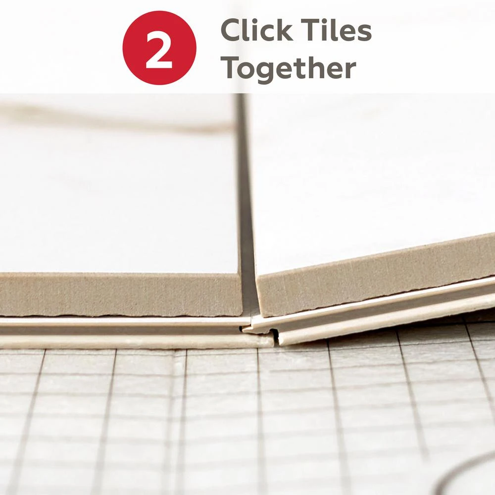 Daltile QuicTile 12 In. X 24 In. Calacatta Marvel Matte Porcelain Locking Floor Tile (9.6 Sq. Ft. / Case) 11 Daltile QuicTile 12 In. X 24 In. Calacatta Marvel Matte Porcelain Locking Floor Tile (9.6 Sq. Ft. / Case) - Image 9