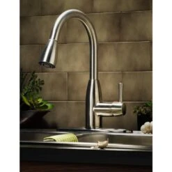 Fairbury Single-Handle Pull-Down Sprayer Kitchen Faucet In Stainless Steel -Valpar Bathroom Shop 1b8e548eb876a9c1df25fa8cfe5d9de3 1800x1800
