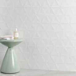 Bond Tile Thames Triangle White 5 In. X 4 In. Glazed Ceramic Wall Tile (30 Pieces 2.47 Sq. Ft. / Box) -Valpar Bathroom Shop 1c13e7a1 a19b 49b7 8106 5bb32a67192c.c591d4abb63424026a02a339ad241609 1800x1800