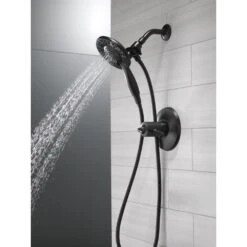 In2ition Two-in-One 4-Spray 6 In. Dual Wall Mount Fixed And Handheld Shower Head In Matte Black -Valpar Bathroom Shop 1ff43d3a5601cbf920ec480e55fa30e0 1800x1800