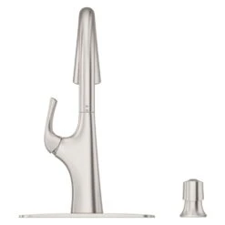 Ladera Single-Handle Pull-Down Sprayer Kitchen Faucet With Soap Dispenser In Spot Defense Stainless Steel 20 Ladera Single-Handle Pull-Down Sprayer Kitchen Faucet With Soap Dispenser In Spot Defense Stainless Steel -Valpar Bathroom Shop 21106d602682b25e79f8a38a17f4fa9c 1800x1800