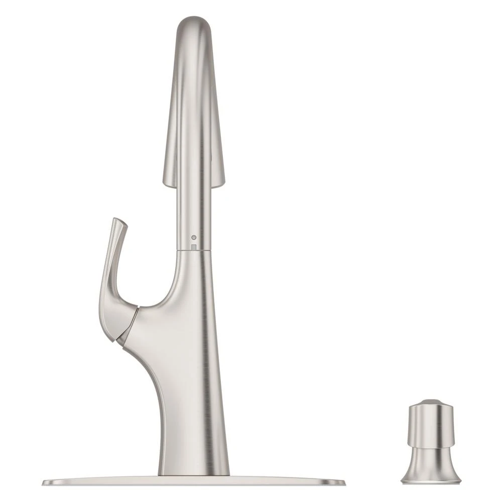 Ladera Single-Handle Pull-Down Sprayer Kitchen Faucet With Soap Dispenser In Spot Defense Stainless Steel 11 Ladera Single-Handle Pull-Down Sprayer Kitchen Faucet With Soap Dispenser In Spot Defense Stainless Steel - Image 9