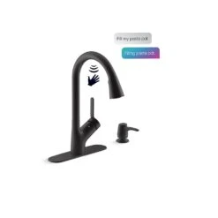 Setra Single-Handle Touchless Pull-Down Sprayer Kitchen Faucet In Matte Black -Valpar Bathroom Shop 21f1e62bada62371ce2959543317a0df 9dfbcd9b 3f0a 43e1 9bcd 4d8096dbc2ff 1800x1800