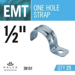 1/2 In. Electrical Metallic Tube (EMT) 1-Hole Straps (25-Pack) -Valpar Bathroom Shop 220db3fbad3d7febd2f7434635df23a5 1800x1800
