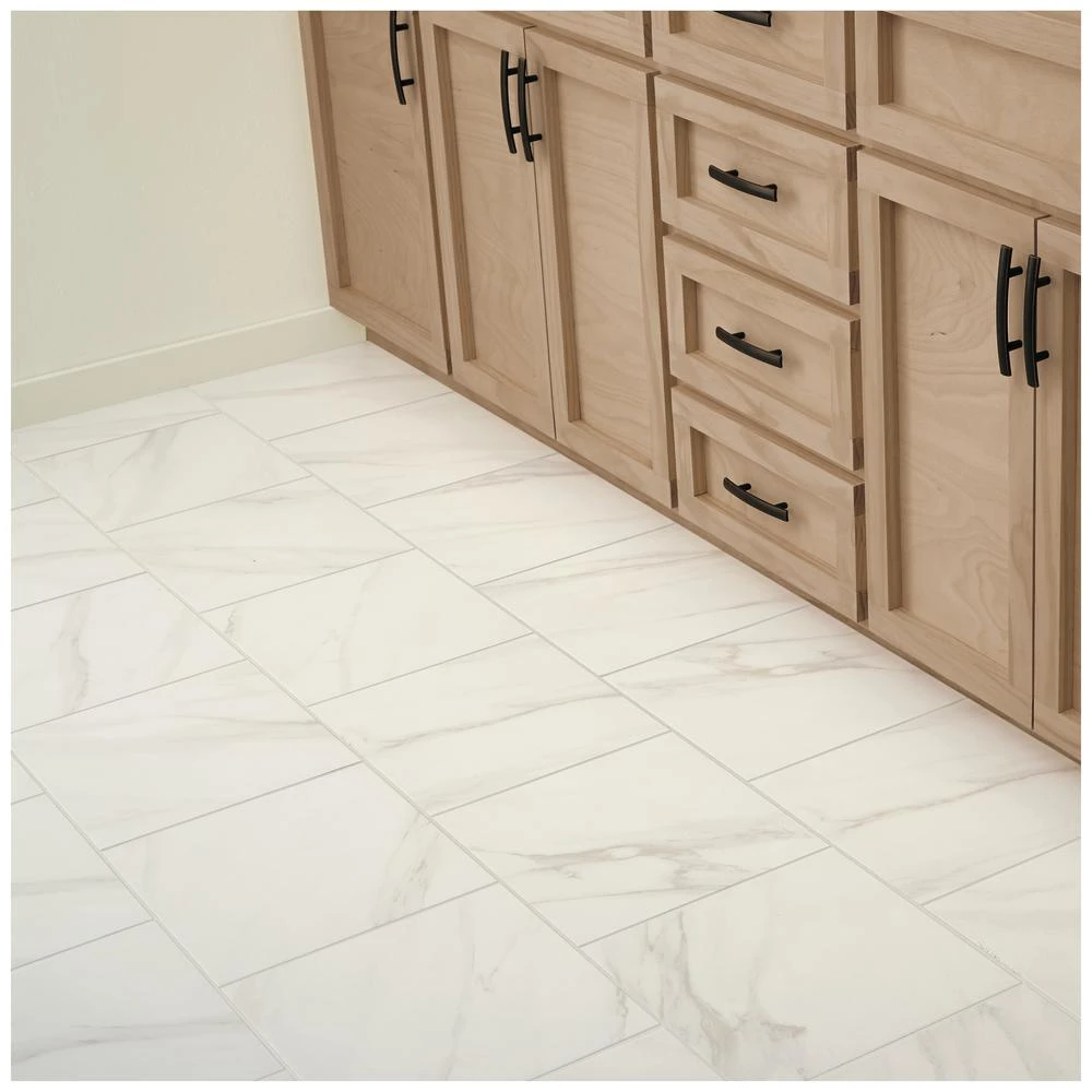 Daltile Selwyn Bianco Calacatta 12 In. X 12 In. Glazed Porcelain Floor And Wall Tile (14.55 Sq. Ft. / Case) 5 Daltile Selwyn Bianco Calacatta 12 In. X 12 In. Glazed Porcelain Floor And Wall Tile (14.55 Sq. Ft. / Case) - Image 3