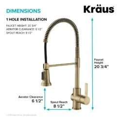 Britt Single-Handle Pull Down Sprayer Kitchen Faucet In Brushed Gold -Valpar Bathroom Shop 2ba0d445f473bcd462d4ad21d91864c6 1800x1800