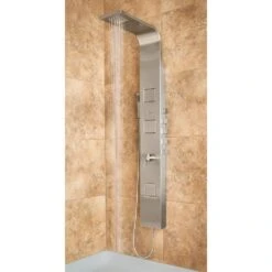 Waimea 3-Jet Shower System With Rainfall And Waterfall Showerheads In Brushed Stainless -Valpar Bathroom Shop 2c425faa860933a16ab9ed90b449fd44 1800x1800