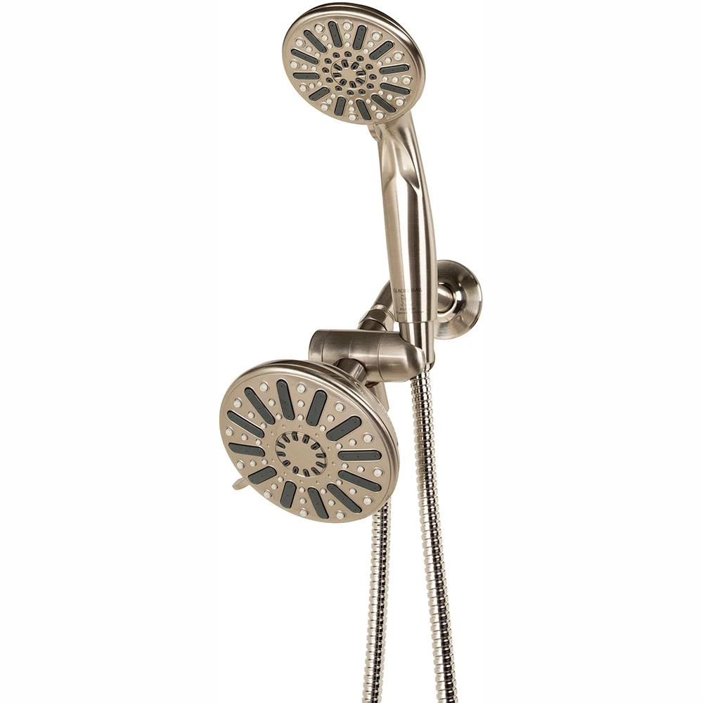 6-spray 5 In. Dual Shower Head And Handheld Shower Head In Chrome 13 6-spray 5 In. Dual Shower Head And Handheld Shower Head In Chrome - Image 11