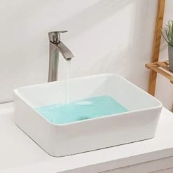 Matrix Decor Rectangle Ceramic Bathroom Vessel Sink In White -Valpar Bathroom Shop 2f59bff9634e0dfc28d2ab86f750871a 1800x1800