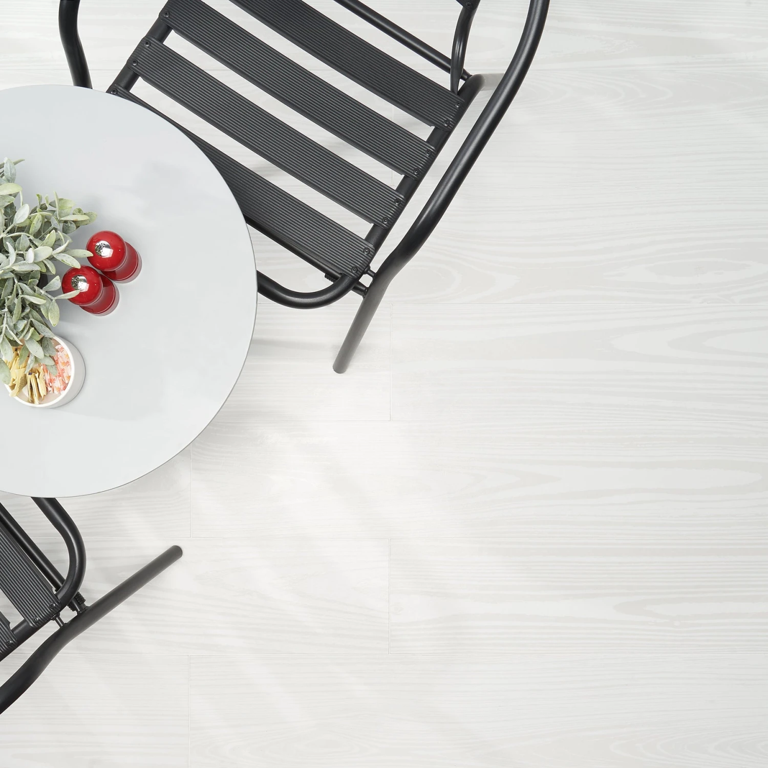 Bond Tile Sketchwood White 8 In. X 48 In. Matte Porcelain Floor And Wall Tile (5 Pieces 12.91 Sq. Ft. / Box) 4 Bond Tile Sketchwood White 8 In. X 48 In. Matte Porcelain Floor And Wall Tile (5 Pieces 12.91 Sq. Ft. / Box) - Image 2