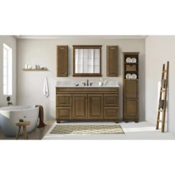 MagickWoods Elements Manchester 12"W X 6-3/4"D X 34"H Mocha Bathroom Wall Cabinet -Valpar Bathroom Shop 30114 scener1 mw 1800x1800