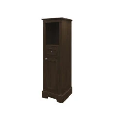 MagickWoods Libertyville 18"W X 18"D X 60"H Deep Mocha Linen Cabinet -Valpar Bathroom Shop 30265 qrvrev mw 1800x1800