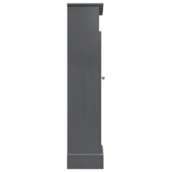 MagickWoods Windsor 13"W X 10"D X 47"H Graphite Gray Linen Cabinet 18 MagickWoods Windsor 13"W X 10"D X 47"H Graphite Gray Linen Cabinet -Valpar Bathroom Shop 30325 flvrev mw 1800x1800