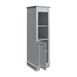 MagickWoods Windermere 17"W X 18"D X 60"H Cloud Gray Linen Cabinet -Valpar Bathroom Shop 30343 lovrev1 mw 1800x1800