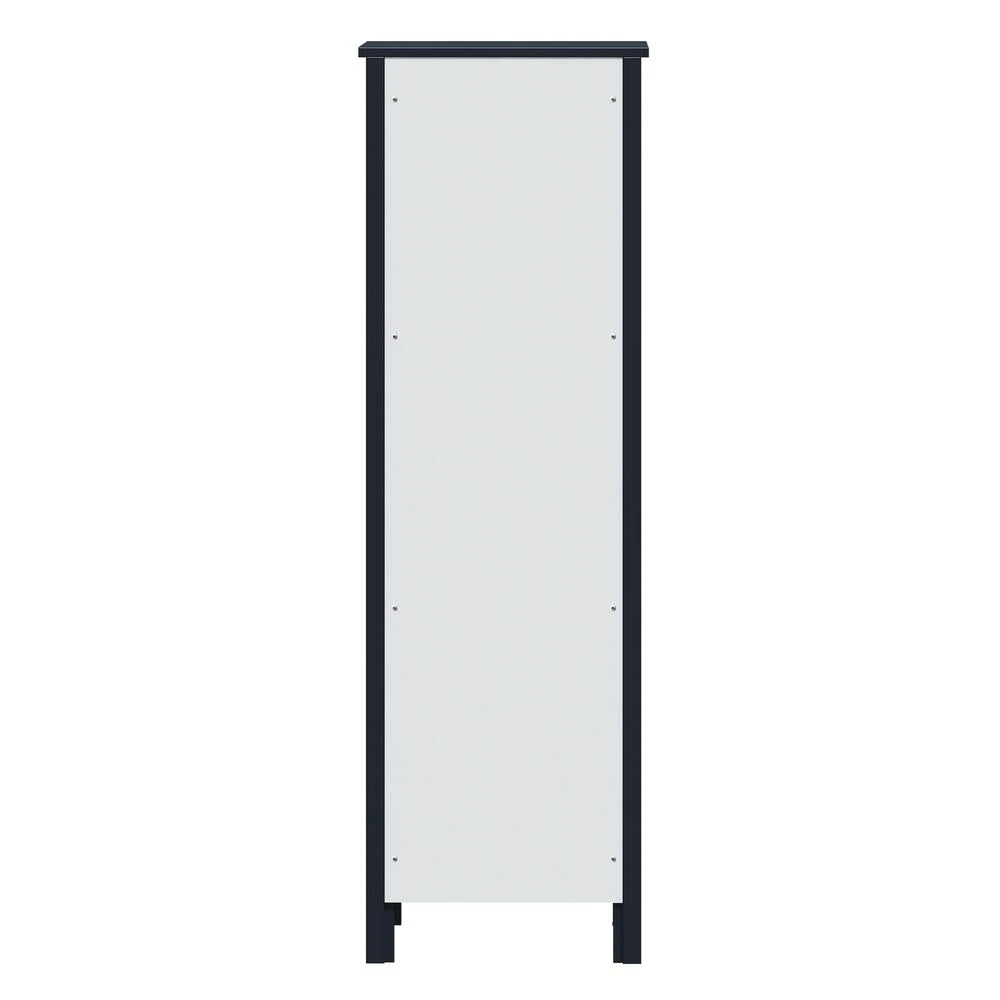 MagickWoods Montgomery 19"W X 18-1/2"D X 60"H Midnight Blue Linen Cabinet 7 MagickWoods Montgomery 19"W X 18-1/2"D X 60"H Midnight Blue Linen Cabinet - Image 5