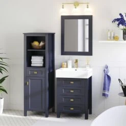 MagickWoods Montgomery 19"W X 18-1/2"D X 60"H Midnight Blue Linen Cabinet 25 MagickWoods Montgomery 19"W X 18-1/2"D X 60"H Midnight Blue Linen Cabinet -Valpar Bathroom Shop 31019 scene3 mw 1800x1800