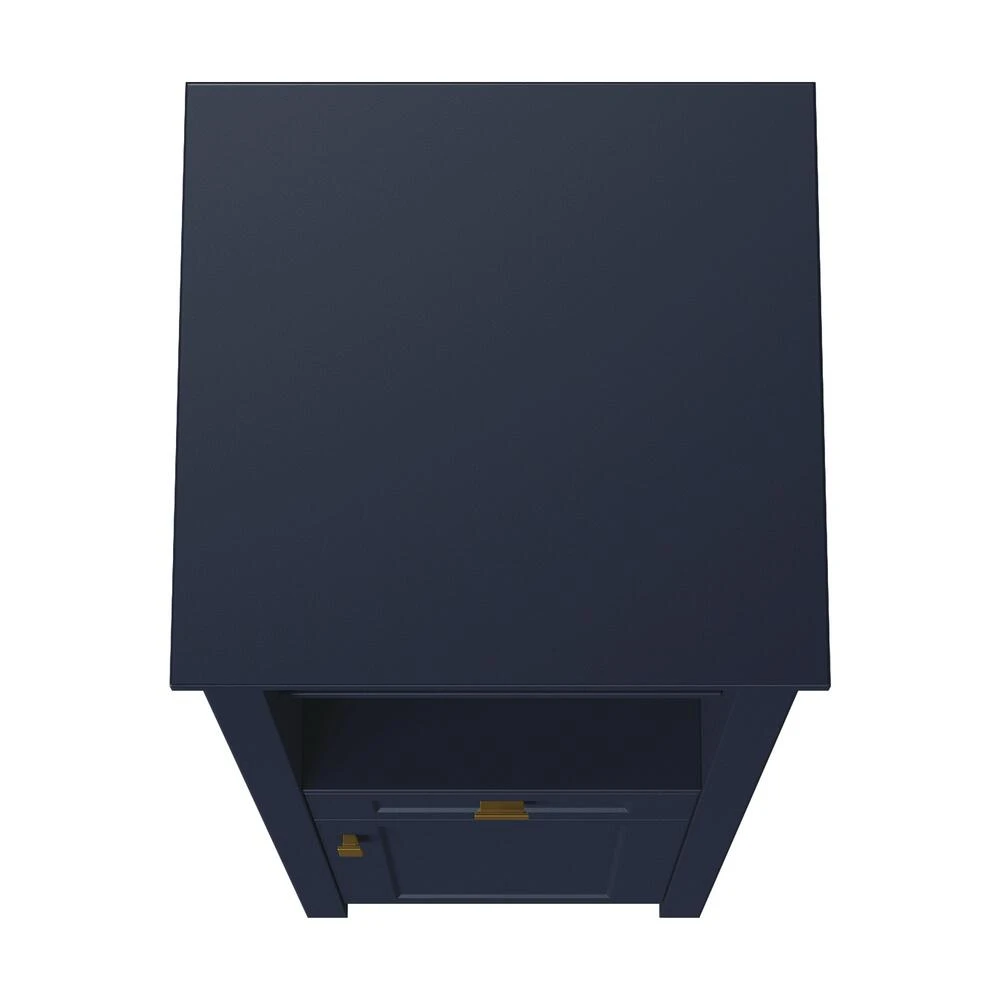 MagickWoods Montgomery 19"W X 18-1/2"D X 60"H Midnight Blue Linen Cabinet 6 MagickWoods Montgomery 19"W X 18-1/2"D X 60"H Midnight Blue Linen Cabinet - Image 4