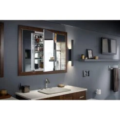 Verdera 40 In. W X 30 In. H Recessed Medicine Cabinet In Anodized Aluminum -Valpar Bathroom Shop 32ebd0afe2aa2a64cd970489cb138f5d 1800x1800