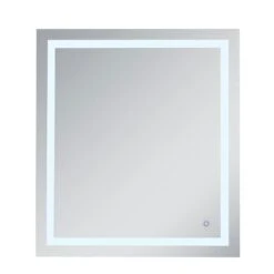 Timeless Home 36 In. H X 72 In. W Single Contemporary Rectangular Aluminum Lighted LED Mirror In Silver(Color Changing) -Valpar Bathroom Shop 36c5d04c128d68cc865c5787bb852a54 1800x1800
