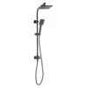 Modern Wall Bar Shower Kit 1-Spray 8 In. Square Rain Shower Head With Hand Shower In Matte Black (Valve Not Included) -Valpar Bathroom Shop 385b3487b69502371a6a4997579fcc1d 1800x1800