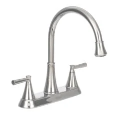 Cantara High-Arc 2-Handle Standard Kitchen Faucet With Side Sprayer In Polished Chrome