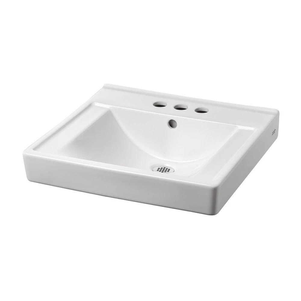 American Standard Decorum With EverClean 18-1/4 In. Wall Hung Bathroom Sink In White 5 American Standard Decorum With EverClean 18-1/4 In. Wall Hung Bathroom Sink In White - Image 3
