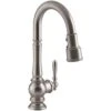 Artifacts Single-Handle Pull-Down Sprayer Kitchen Faucet In Vibrant Stainless -Valpar Bathroom Shop 39bf840fa3058baf61c2fb6010dfe480 1800x1800