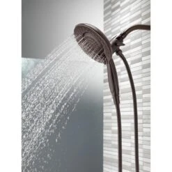 In2ition Two-in-One 5-Spray 6.8 In. Dual Wall Mount Fixed And Handheld Shower Head In Venetian Bronze -Valpar Bathroom Shop 3b73bb758101d99b20b106f489d90c4a 1800x1800