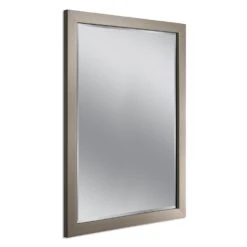 Modern 26 In. X 32 In. Mirror In Brushed Nickel -Valpar Bathroom Shop 3b8f8d0611648f4d08e084d1c1f298fd ea583dd7 becf 4e25 8b28 8a5fd16ad025 1800x1800