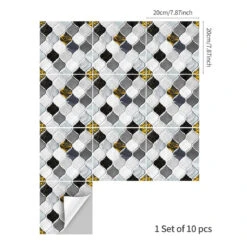 10Pcs Moroccan Tile Stickers Self-adhesive Wall Stickers Kitchen Bathroom Decor -Valpar Bathroom Shop 3b8f99e1 6a94 44cb ac97 e460555fa541.2fe2cffeb59a35ef233c4ea0185d17f0 1800x1800