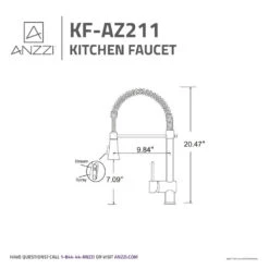 Carriage Single Handle Standard Kitchen Faucet In Brushed Nickel 18 Carriage Single Handle Standard Kitchen Faucet In Brushed Nickel -Valpar Bathroom Shop 3baeb26e070e1421d34af61be61182dd 1800x1800