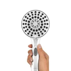 6-Spray 4.8 In. Single Wall Mount Handheld Adjustable Shower Head In Chrome -Valpar Bathroom Shop 3bfae2386fc29d195abb1e2c13001d00 1800x1800