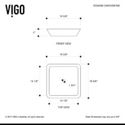 VIGO White Begonia Handmade Countertop Matte Stone Square Vessel Bathroom Sink In Matte White 24 VIGO White Begonia Handmade Countertop Matte Stone Square Vessel Bathroom Sink In Matte White -Valpar Bathroom Shop 3c15ec91bf4e3fbc842285f3f23006a9 1800x1800