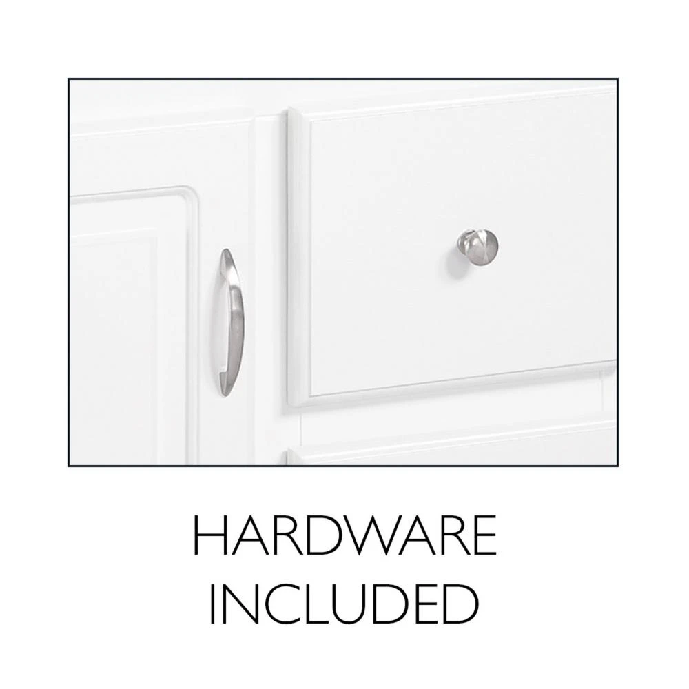 Concord 30 In. X 30 In. Tri-View Surface-Mount Medicine Cabinet In White Gloss 5 Concord 30 In. X 30 In. Tri-View Surface-Mount Medicine Cabinet In White Gloss - Image 3