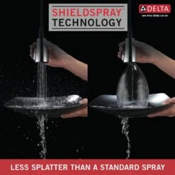 DeLuca Single-Handle Pull-Down Sprayer Kitchen Faucet With ShieldSpray Technology And Soap Dispenser In Stainless -Valpar Bathroom Shop 3d42b7b9f8c769f0cd7fd144faa1d790 1800x1800