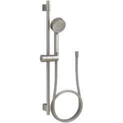 Awaken 3-Spray Function Hand Shower With Slide Bar Kit In Vibrant Brushed Nickel