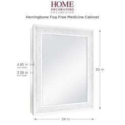 24 In. X 30 In. Fog Free Recessed Or Surface Mount Herringbone Medicine Cabinet -Valpar Bathroom Shop 3f732380f3a01c4af8b282c99a52f0ea 1800x1800