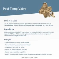 Eva Posi-Temp Single-Handle 1-Spray Shower Faucet Trim Kit In Brushed Nickel (Valve Included) -Valpar Bathroom Shop 3fa4f3c2577dbf324e9d7068e030a75d eae7ae6d 0646 4d28 96f6 702626e4aa71 1800x1800