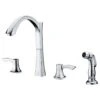 Soave Series 2-Handle Standard Kitchen Faucet In Polished Chrome