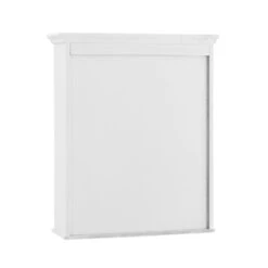 Ashburn 23 In. W X 28 In. H X 8 In. D Framed Surface-Mount Bathroom Medicine Cabinet In White -Valpar Bathroom Shop 43c11097e9c0db27a949144761293d2e 1800x1800