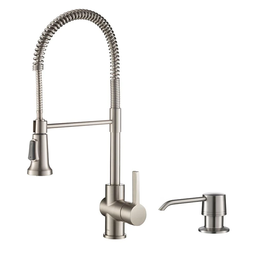 Britt Single Handle Commercial Kitchen Faucet With Dual Function Sprayhead In All-Brite Spot Free Stainless Steel Finish 18 Britt Single Handle Commercial Kitchen Faucet With Dual Function Sprayhead In All-Brite Spot Free Stainless Steel Finish - Image 16
