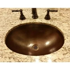SINKOLOGY Schrodinger 17 In. Undermount Or Drop-In Solid Copper Bathroom Sink In Aged Copper -Valpar Bathroom Shop 464eff0cc471429cf3df347cfff87435 1800x1800