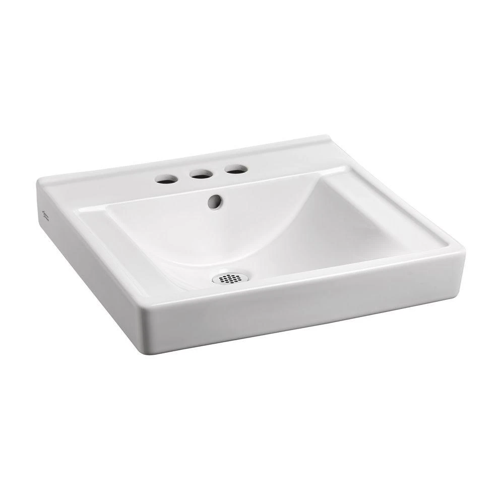 American Standard Decorum With EverClean 18-1/4 In. Wall Hung Bathroom Sink In White 3 American Standard Decorum With EverClean 18-1/4 In. Wall Hung Bathroom Sink In White