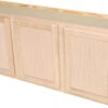 Quality One™ 54" X 24" Unfinished Oak Laundry Wall Cabinet 2 Quality One™ 54" X 24" Unfinished Oak Laundry Wall Cabinet -Valpar Bathroom Shop 479 4228 LW54Closed 1800x1800
