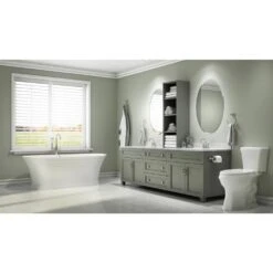 21 In. X 31 In. Recessed Or Surface Mount Single Door Oval Medicine Cabinet -Valpar Bathroom Shop 479d2a3c9181780da81e33aff33fbef8 1800x1800