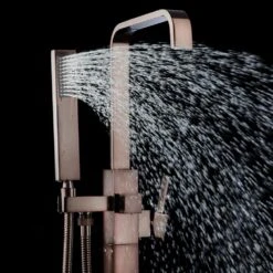 1-Handle Freestanding Floor Mount Roman Tub Faucet Bathtub Filler With Hand Shower In Antique Bronze 13 1-Handle Freestanding Floor Mount Roman Tub Faucet Bathtub Filler With Hand Shower In Antique Bronze -Valpar Bathroom Shop 4c4716447301cd505d881db955b5e845 1800x1800